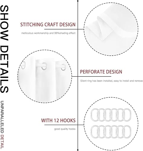 Miniatura 6 de Cortinas personalizadas con foto, cortinas opacas personalizadas para dormitorio, cortinas de oscurecimiento con aislamiento térmico personalizadas