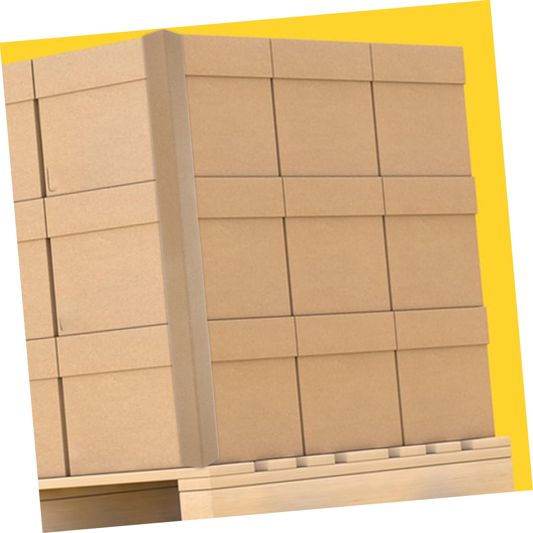 Gatuida Protections D'angle pour Emballages en Papier L-forme 24pcs, Durabilité Légère et Transport Sécurisé pour Stockage et Expédition