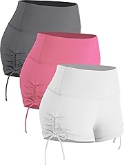 Booty Shorts: Inseam 2",grey,pink,white