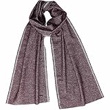 klassisches Fischgradmuster Joop! Herrenschal mit Fischgradmuster, Cotton, Bordeaux