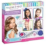 Make It Real - Sweet n' Chic Headbands. Trendy and Stylish Tween Girls DIY Headband Kit Guides Kids to Create Five Unique Hair Headbands with Beads, Ribbons, Gems and More