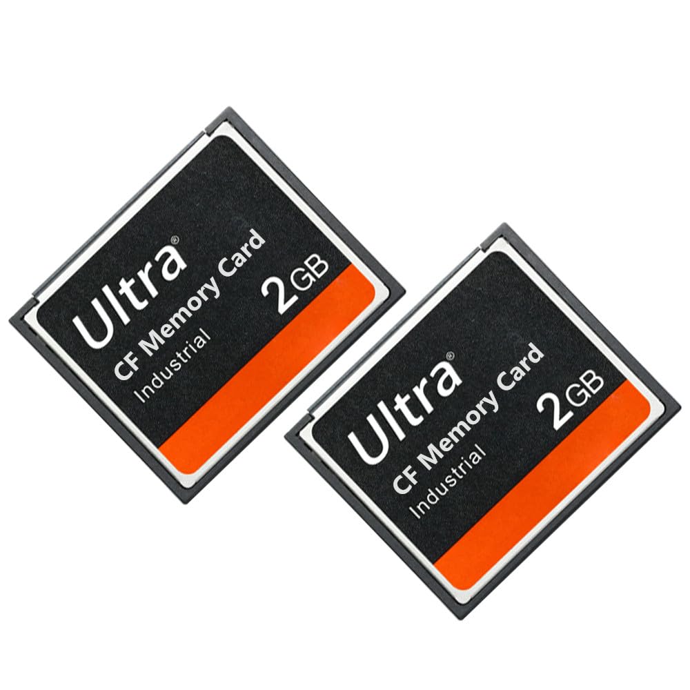Tarjeta CF de alta velocidad Ultra 2GB Compact Flash Tarjeta de memoria original SLR 2GB (2 unidades)