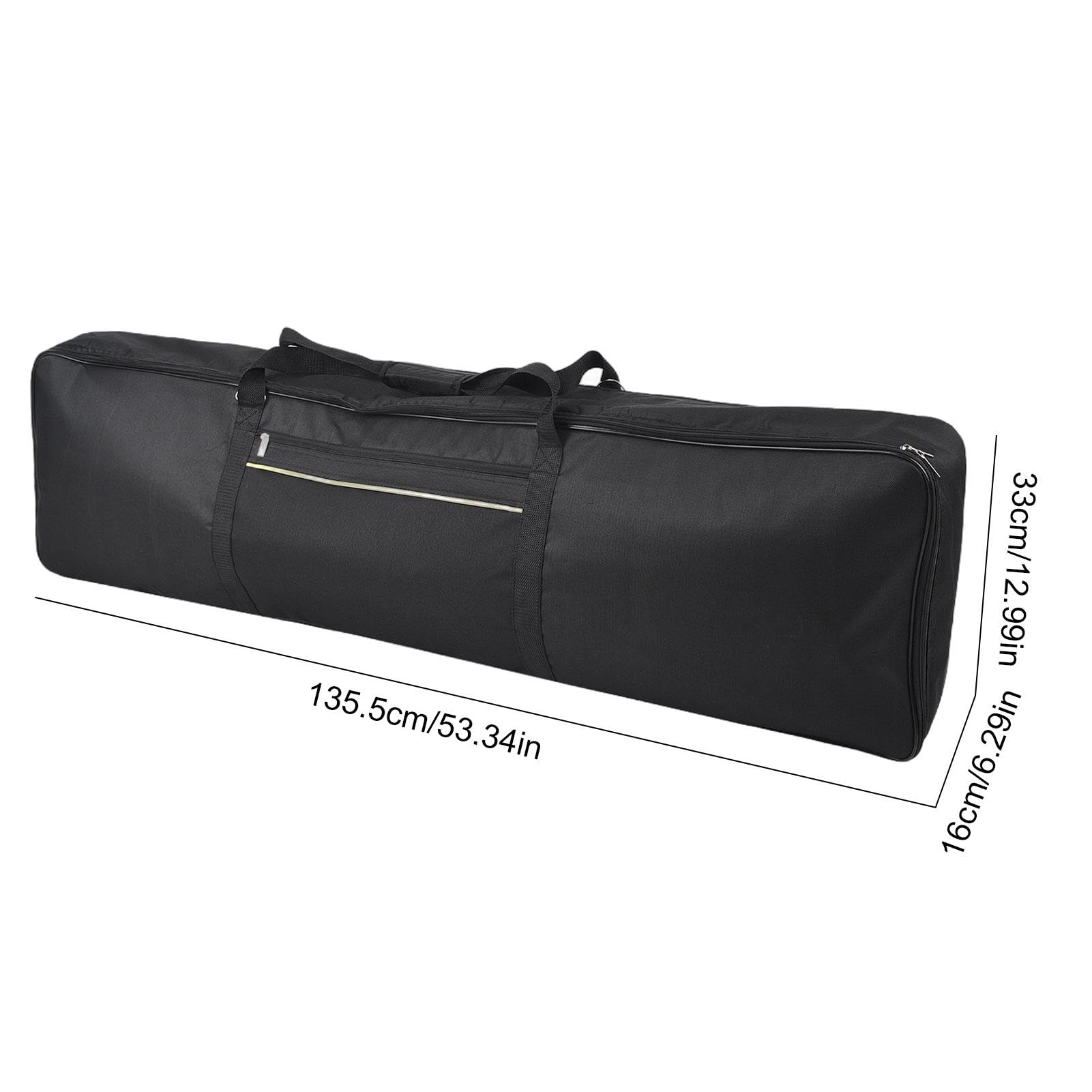 Tragbare Keyboard-Tasche – Tasche für E-Piano, 88 Tasten, mit Griff, Anti-Drop, verdickte Tasche für Klavierinstrumente, 136 x 33 x 17 cm, Refer to , Unisex