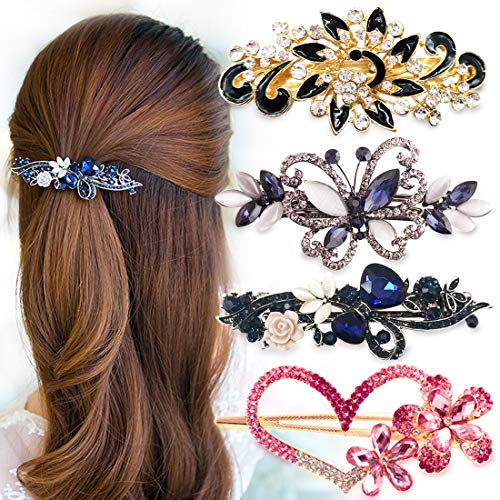 10 Forcine Per Capelli Con Perle Color Avorio, Spille Da Sposa, Accessori Per Capelli Per Matrimonio E Festa, Grandi Perle 20-12mm