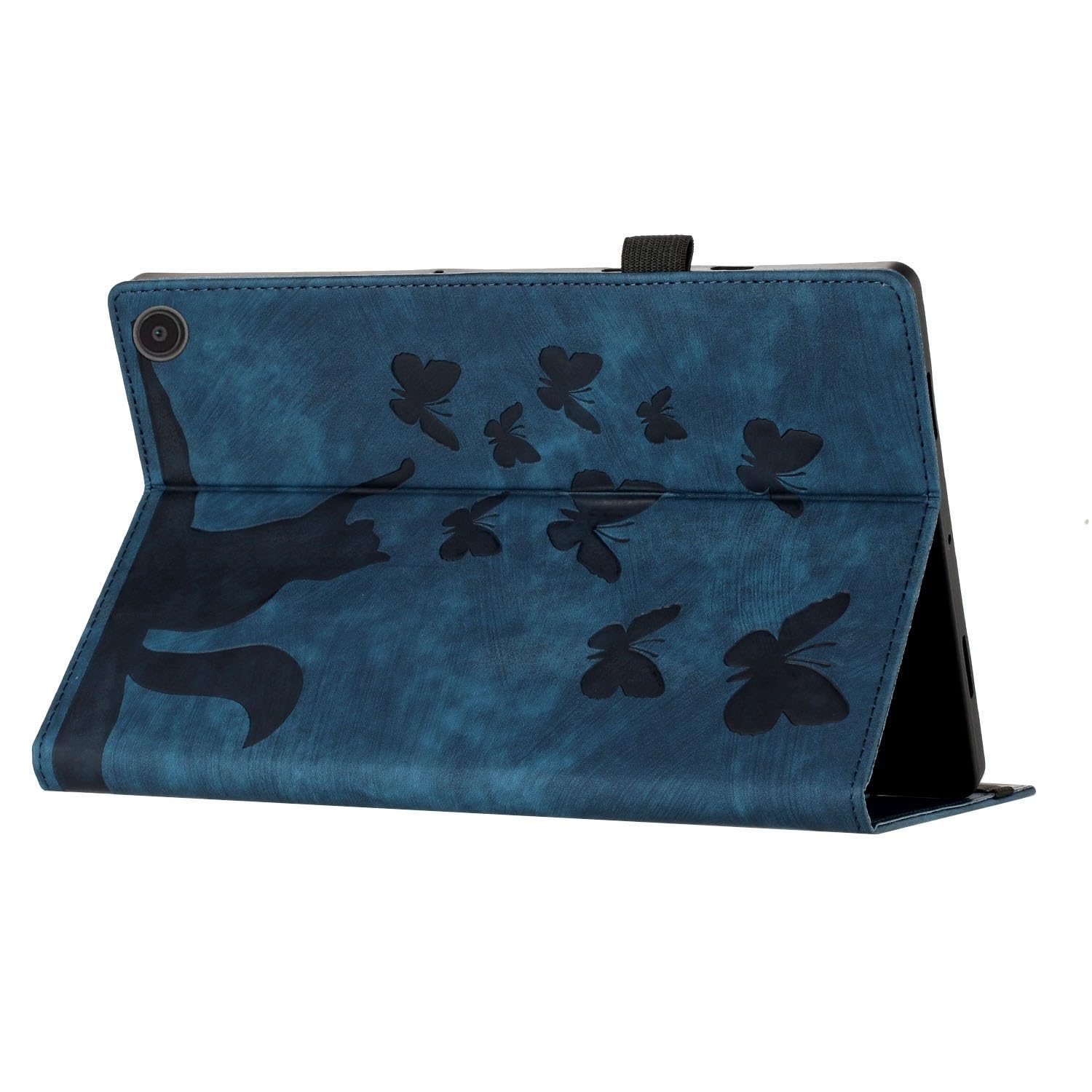 Custodia protettiva per tablet PC compatibile con Fire HD 8 / Fire HD 8 Plus (10a generazione, 2020) custodia protettiva pieghevole in rilievo con supporto protettivo antiurto in pelle PU con slot per
