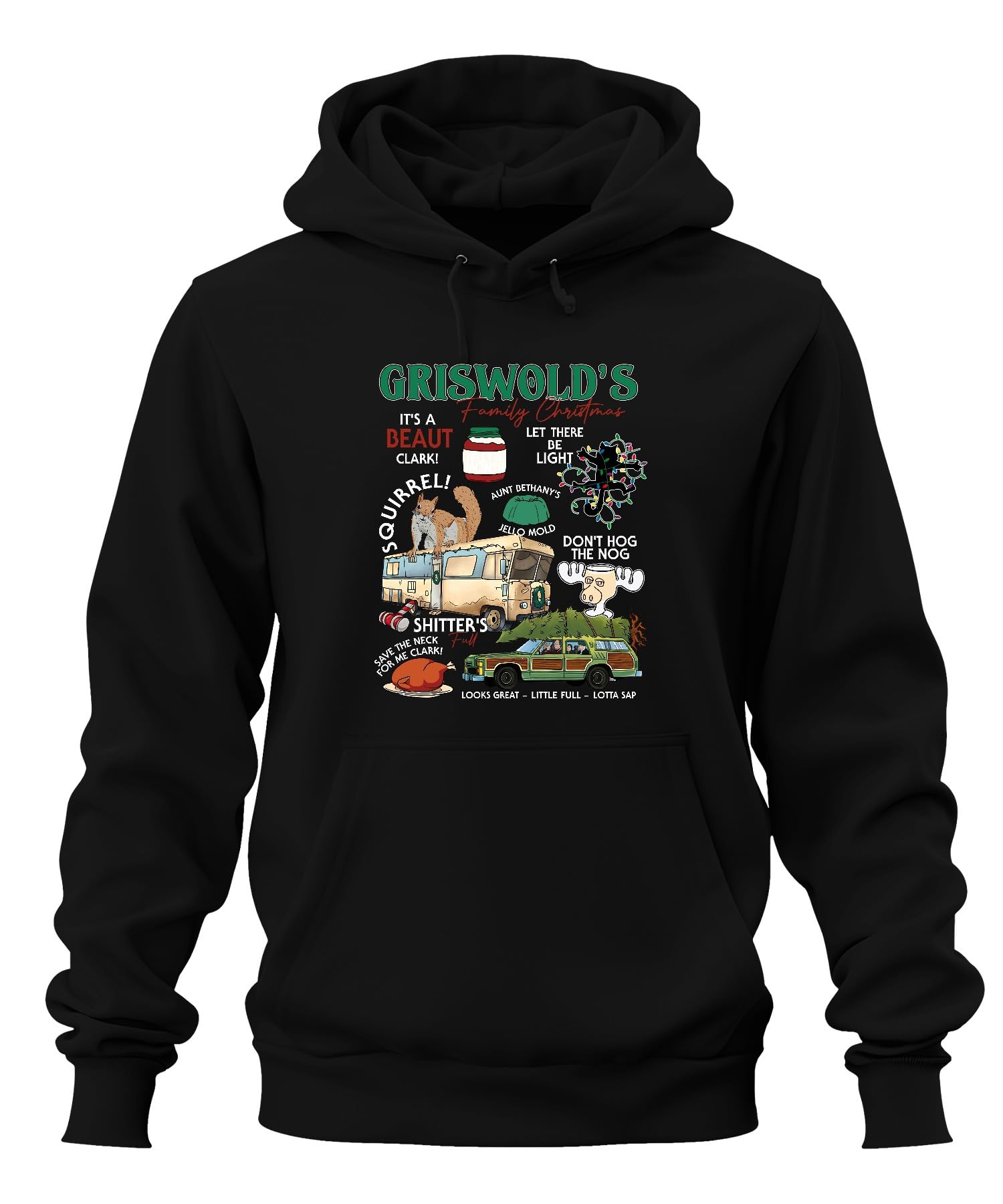 Griswolds Family Christmas piękne cytaty - Boże Narodzenie Boże Narodzenie, unisex, bluza z kapturem