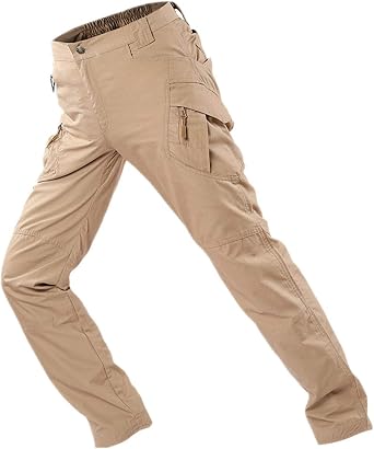 Mens Military Ripstop Combat Slim Fit Cargo Pants