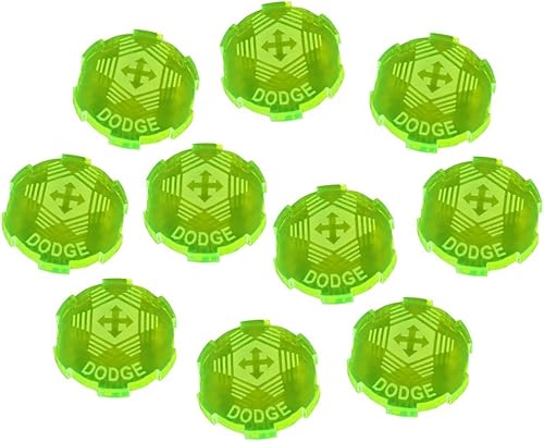 Vista 11 de LITKO Colección de actualización de tokens de juego Fichas de combate Compatible con Star Wars: Legion Pánico Supresión Daño iónico