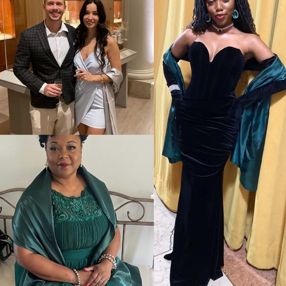 Elegant Satin Shawl Wraps for Evening Dresses and Togo Ubuy