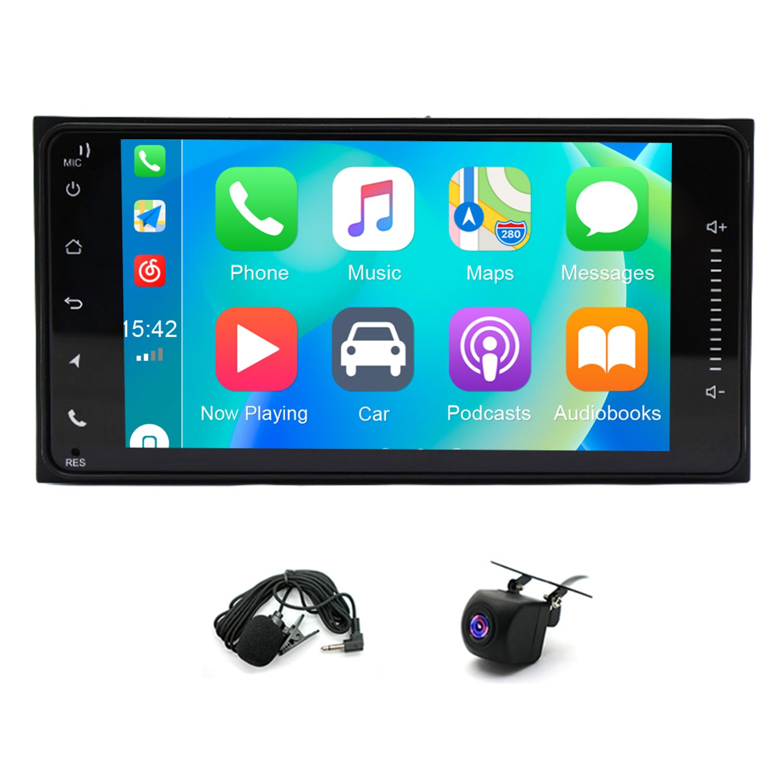 Android 14 Podwójny DIN Radio samochodowe for Toyota Celica 2000-2005, 7" Touchscreen Car Radio Bluetooth DSP GPS Navigation Wireless Carplay Radio Android Kamera cofania Mirror Link 2+32G