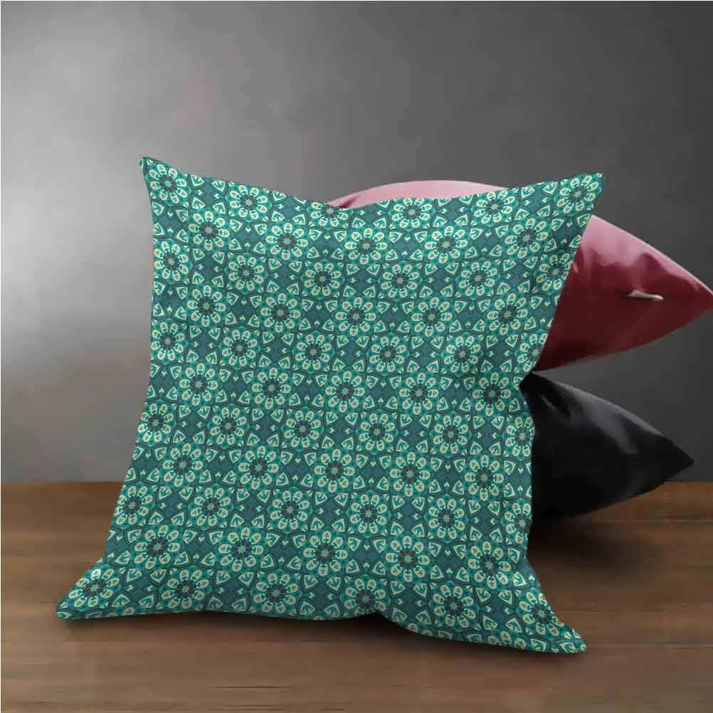 HouseLook Blue Green Decorative Throw Pillow Covers Pattern