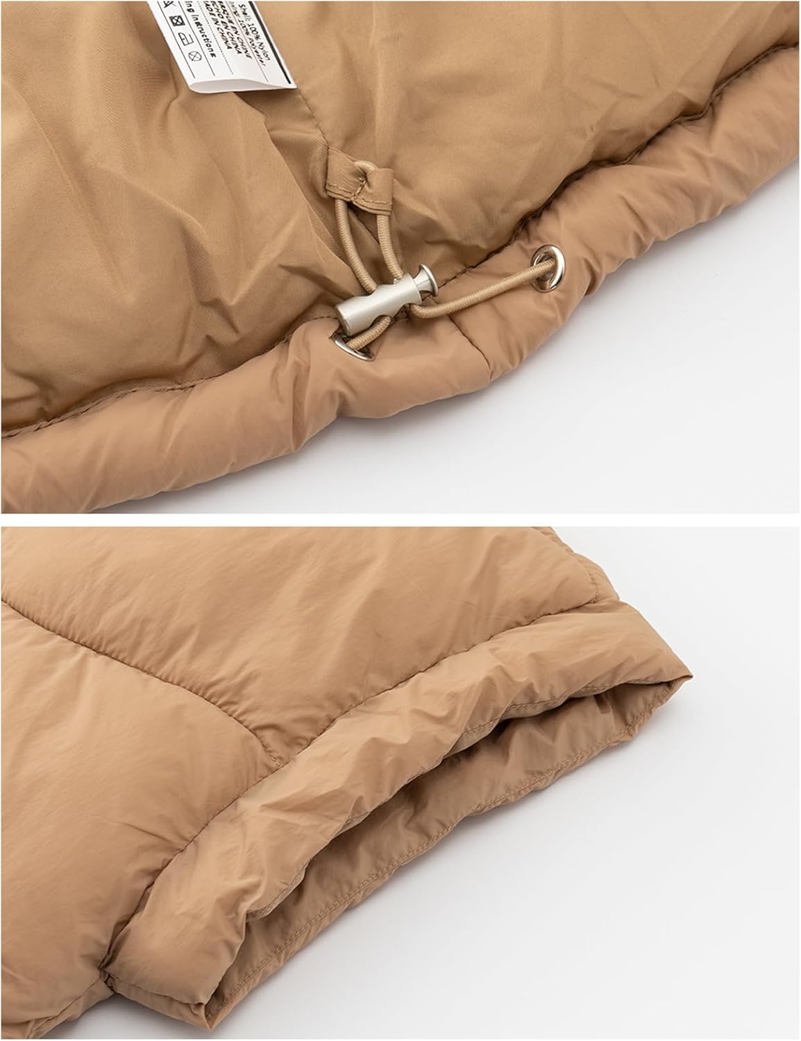 Women's Oversized Puffer Vest Zip Up Winter Casual Warm Lightweight Sleeveless Padded Jackets - Image 6