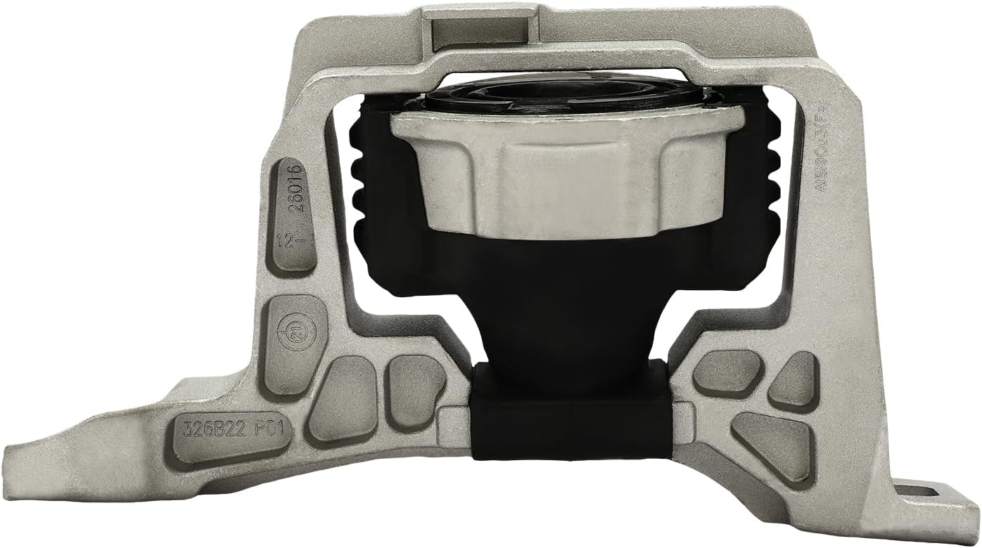 Engine Mount Right Side Compatible with Ford Focus C-max Kuga / Volvo S40 V50, Replaces OEM 7M516F012YB 1543750, Aluminum & Rubber Motor Mount