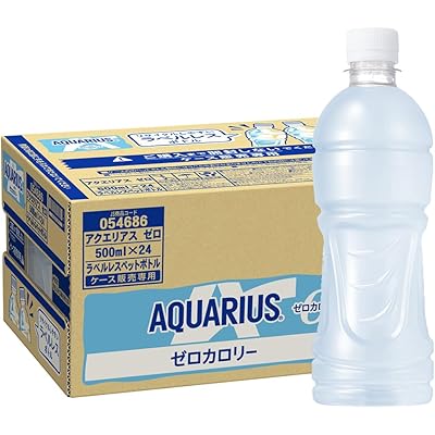 コカ・コーラ アクエリアス ゼロ ラベルレス 500mlPET ×24本
