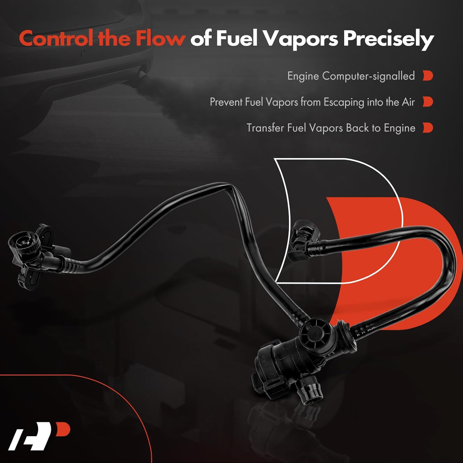 A-Premium Vapor Canister Vent Solenoid Valve Compatible with BMW 320i 2013-2018, 320i xDrive, 328i, 328i GT xDrive, X5, 528i, 528i xDrive, X3, 428i, 428i xDrive, 228i, 228i xDrive, X4