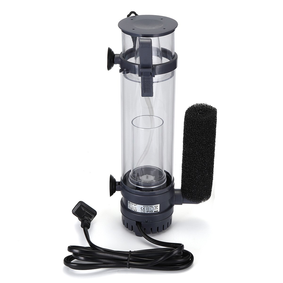 EsportsMJJ 100-150L/H Filtre Acrylique De Protéine D'Écumeur Pour Aquarium Marine Interne Nano