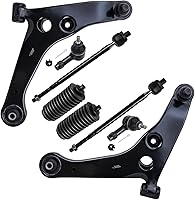 Vista 1371 de Detroit Axle - Kit de suspensión frontal de 8 piezas para Dodge Journey 2009-2015, 2 brazos de control inferiores, 2 rótulas, 2 varillas