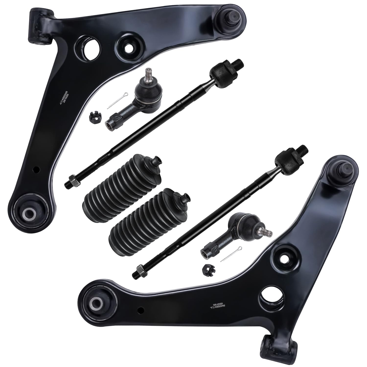 Detroit Axle - FWD 8pc Front End Kit for 2002 2003 2004 2005 2006 2007