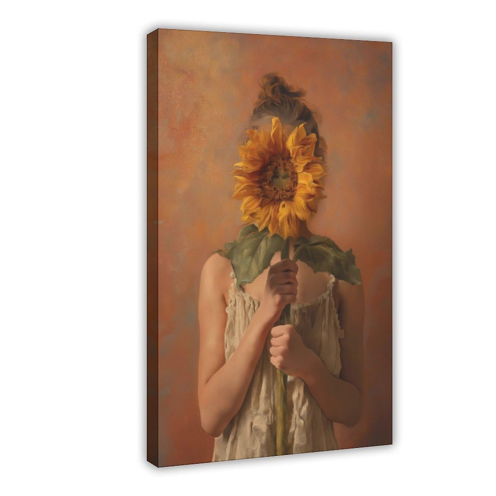 YWTJAX Moody Sunflower Poster Canvas Poster for Home Decor Gift