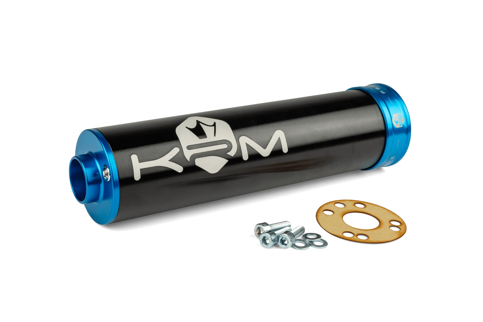Endschalldämpfer KRM 70-90 schwarz blau