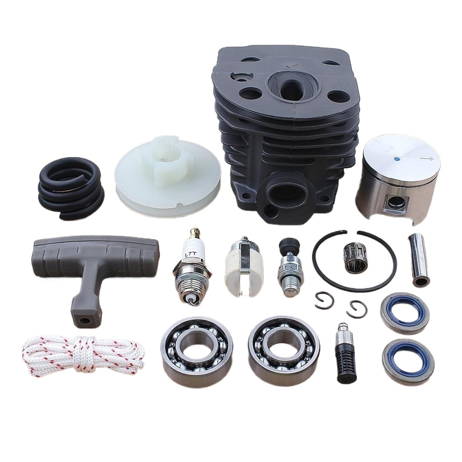 Kit cylindre piston 46 mm et roulement pour tronçonneuse Rancher 50 51 55
