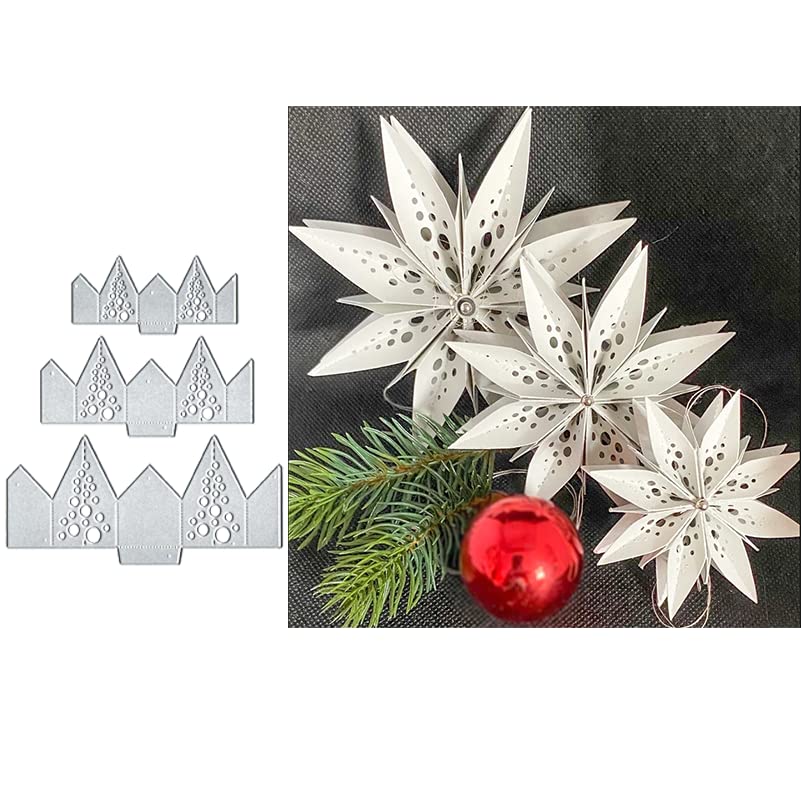 VINFUTUR 2pcs Scrapbooking Dies Matrices De Découpe En Forme De Fleurs Pour Albums Photo Fête