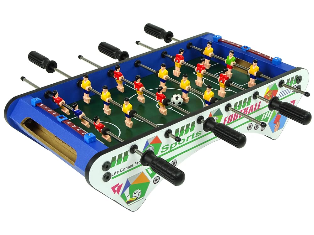 Foosball Tabletop Games for Kids Adults Hand Soccer Table Game Set, Top Mini Game Portable Soccer Table Room Arcade Bar Office Party Family (50 cm x 25 cm x 13 cm)