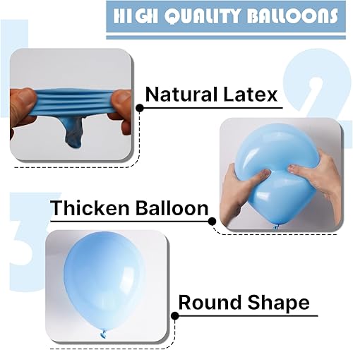 Vista 405 de PartyWoo Globos de color rosa claro, 100 globos de látex de color rosa pálido pastel de 12 pulgadas para graduación, boda, baby shower, revelación