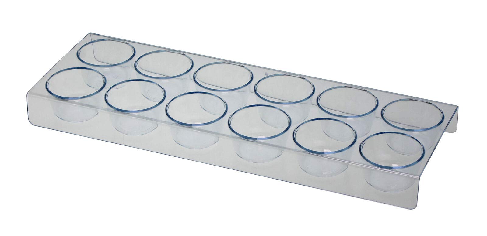 Piebert 12 soportes para huevos 21725 (28 x 9,8 x 2,4 cm) universal para el frigorífico