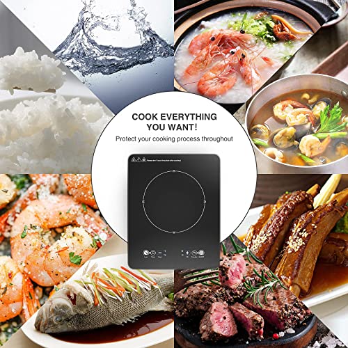 VBGK Portable Induction Cooktop With Ultra Thin Body, Low Noise Hot