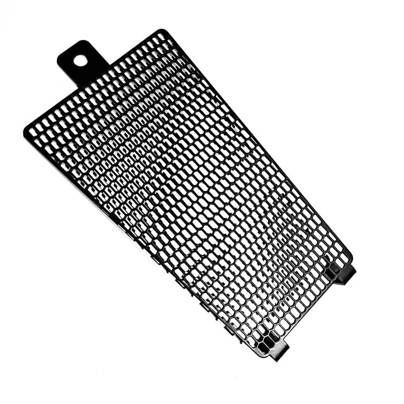 Osłona Chłodnicy Motocykla Oil Cooler Guard Osłona chłodnicy motocyklowej, czarna, siatka, osłona chłodnicy oleju, pasująca do motocykla Harley Softail 18up(Style 2)