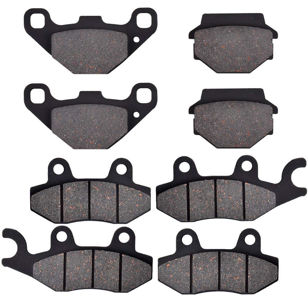 KYNfor CF Moto Side X Side 500 U-Force EPS 2014-2016 800 U-Force 2013 2014 2015 2016 2017 Motorcycle Front Rear Brake Pads Organic Disc (Front+Rear)