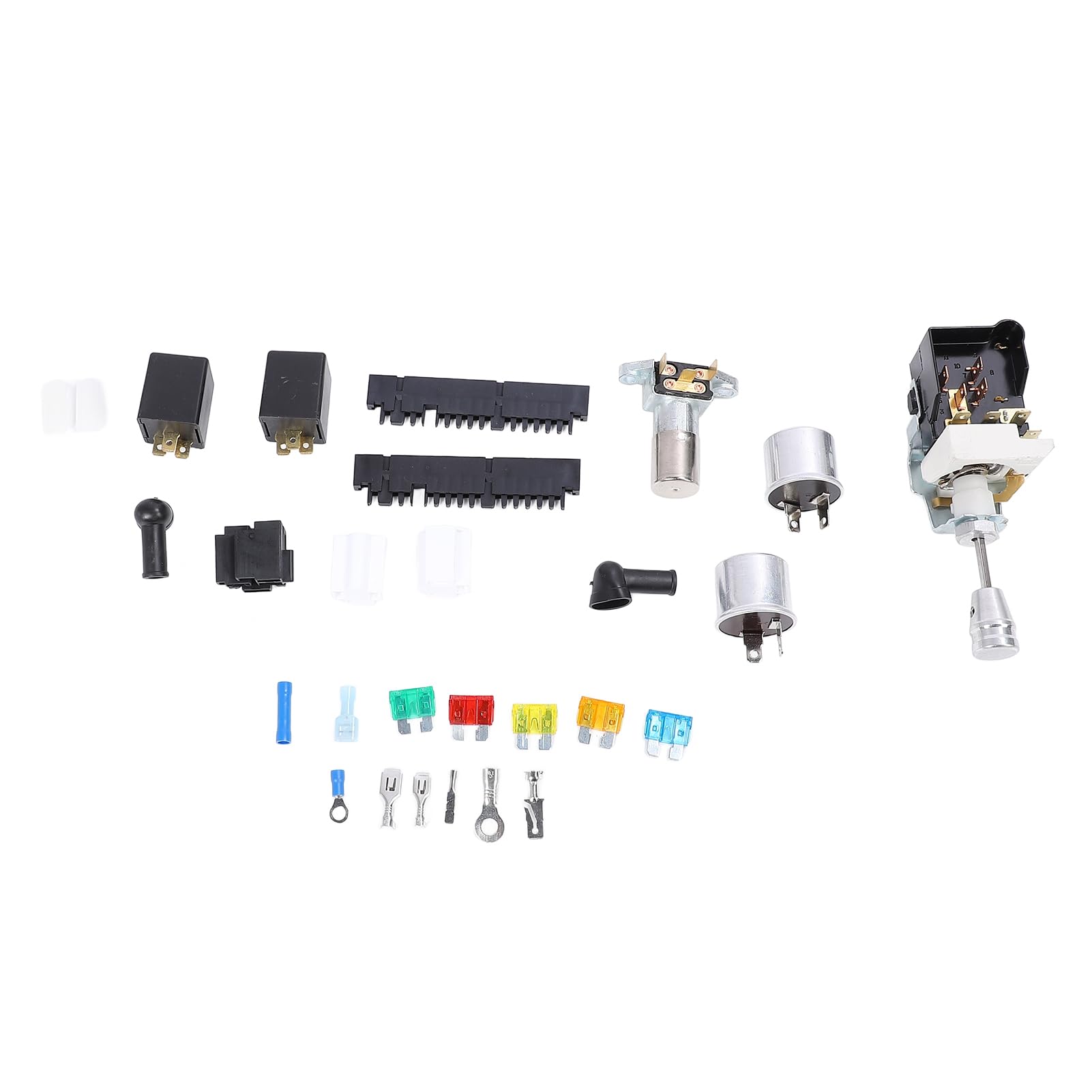 Kit cablaggio universale a 22 circuiti con fusibile e istruzioni di installazione per qualsiasi veicolo a 12 Volt