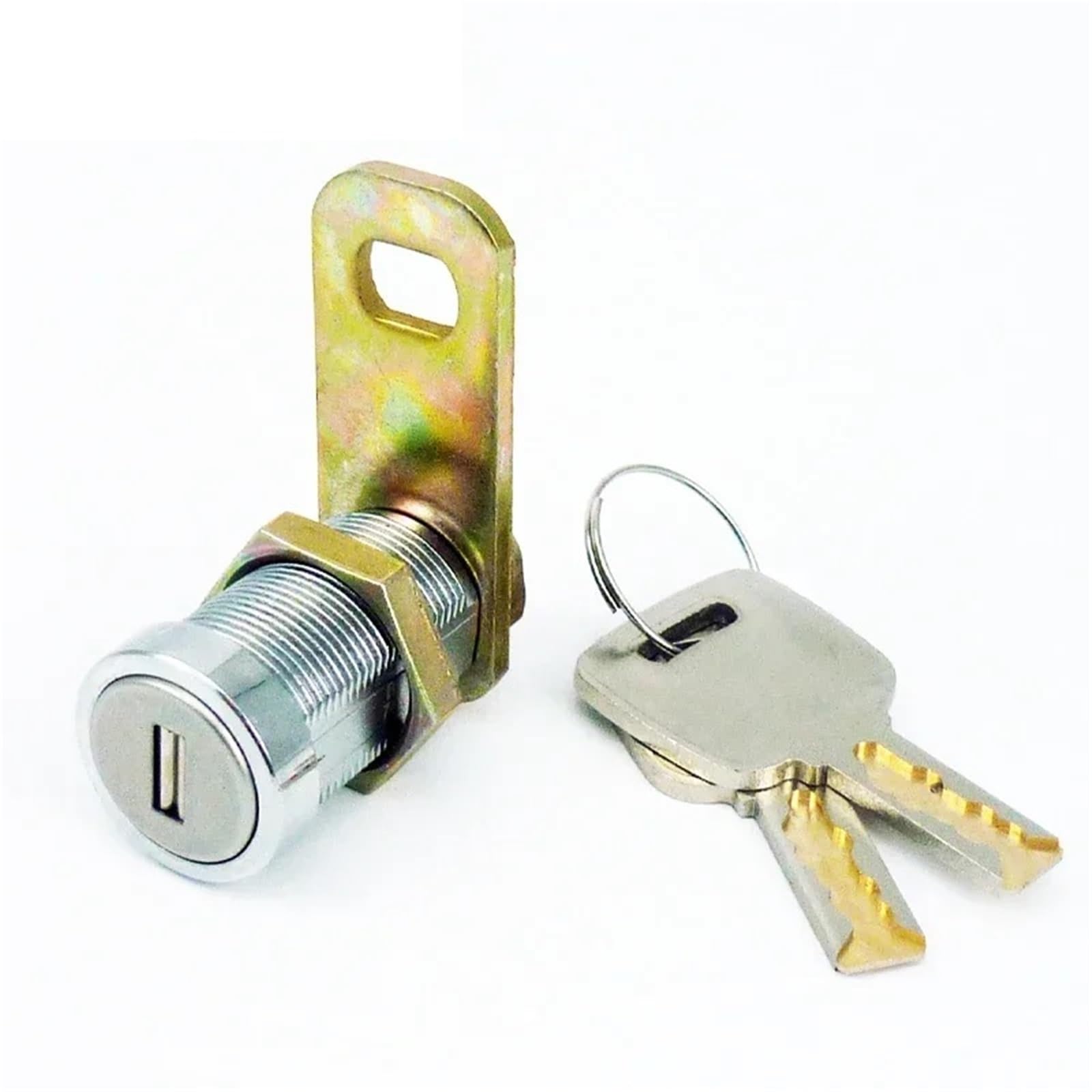 Lhkqhrdl 17Mm Key Different High Security Cam Lock For Cabinet Cash Box Safe Box Equipment Brass Key Furniture Hardware Ja29 1Pcs(17Mm Key Different)