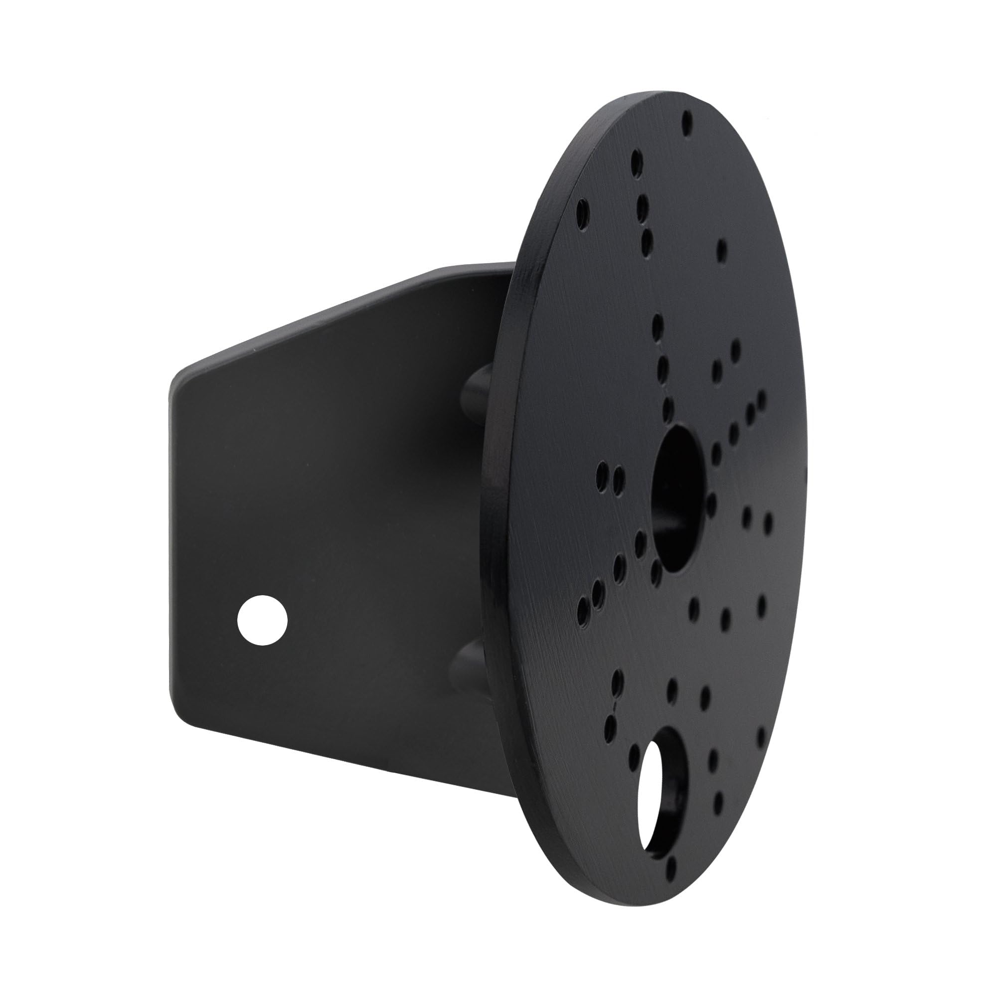 Eglo Black Outdoor Spotlight Corner Mount, Bracket For Outdoor Wall Lamps
