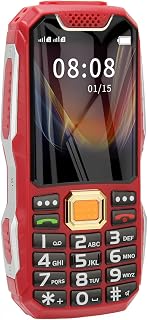 Telefone celular sênior com botão grande de 2,4 polegadas, tela Full HD, maior volume, celular para crianças idosas com um toque SOS ajuda de emergência 2400 mAh Dual SIM Cards até 16 GB (plugue EUA)
