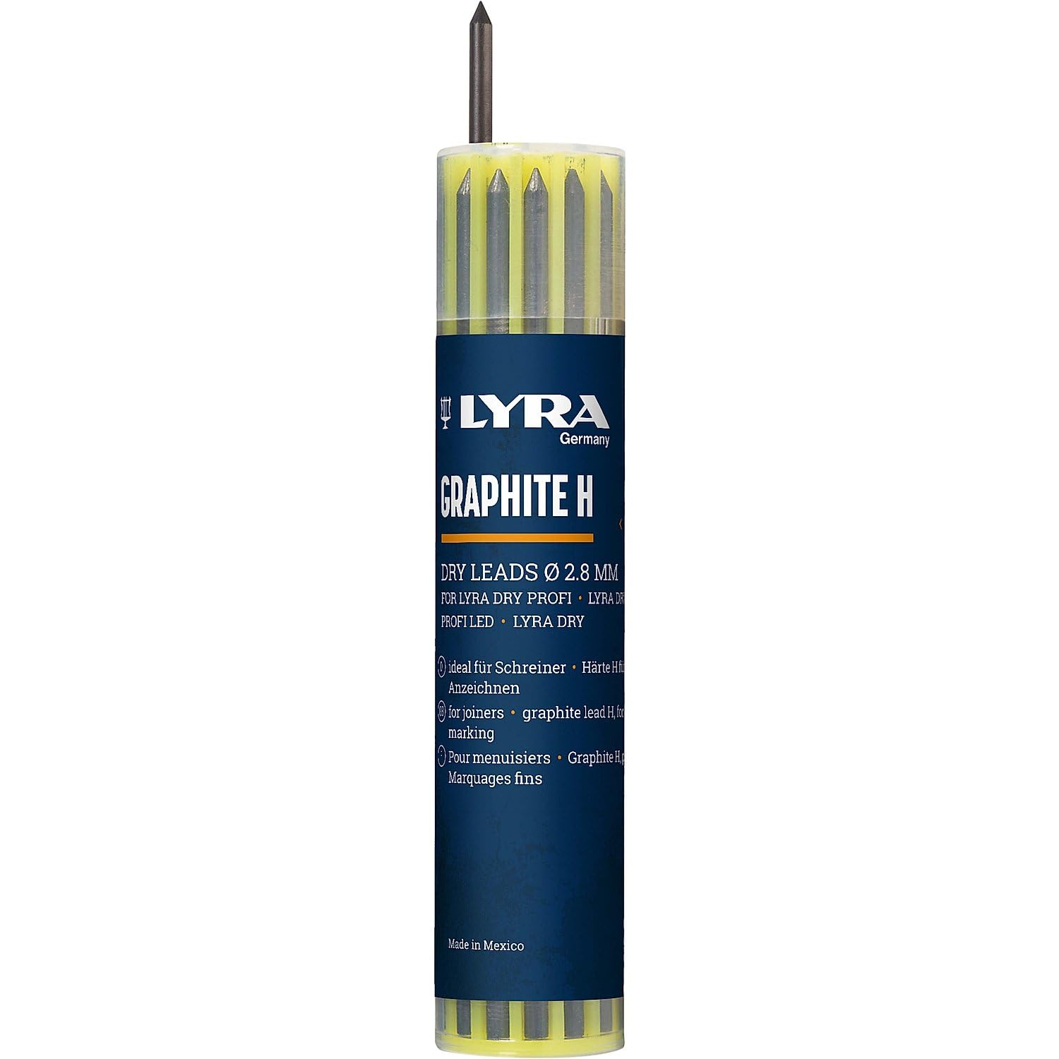 Lyra L4499111-10-1 - Juego de minas de repuesto para pintura (grafito H, 10 unidades), color