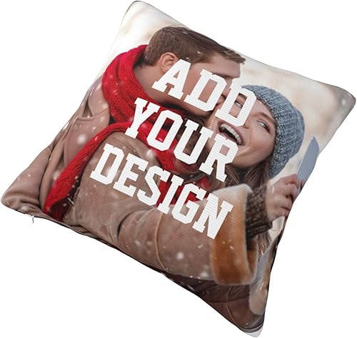 Miniatura 2 de Fundas de almohada personalizadas con imagen fotográfica, fundas de almohada personalizadas de 18 x 18 pulgadas, tamaño estándar, Día de la Madre,