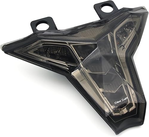 Miniatura 4 de MFC PRO Luz Trasera LED Integrada Señal de Freno y Giro para KAWASAKI 2019-2023 ZX-6R(636)2014-2024 Z1000 ZX-10R ZX-10RR (Lente Oscura)