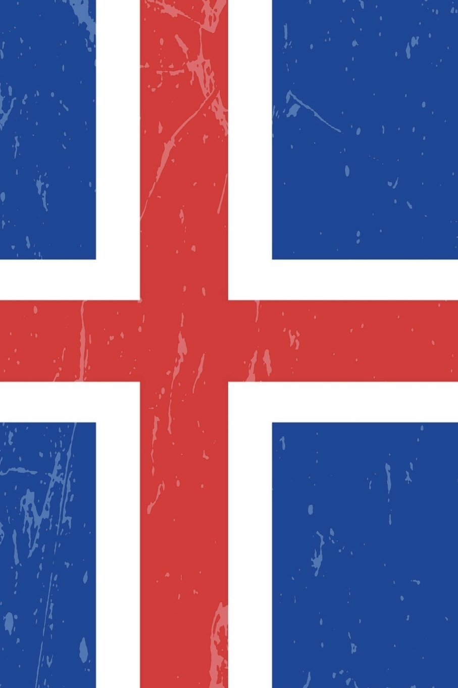 Iceland Flag Journal: Iceland Travel Diary, Icelandic Souvenir, Lined Journal to write in