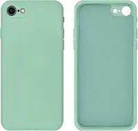 Capinha Compativel com iPhone 7, 8, SE 2ª e 3ª Geração Silicone Aveludado com Proteção de Câmera