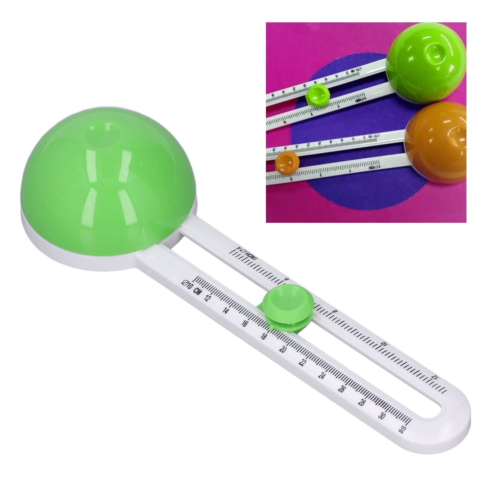 Craft Circle Cutter Circle Paper Cutting Tool Circulaire Papiersnijder Paper Circle Trimmer Circle Paper Trimmer Diy Manual Lichtgewicht Draagbaar Papiersnijgereedschap voor