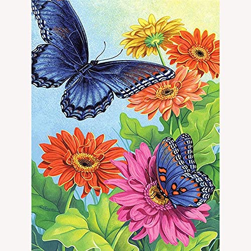 Kit broderie diamant complet papillon 70x140cm une idée cadeau créatif originale