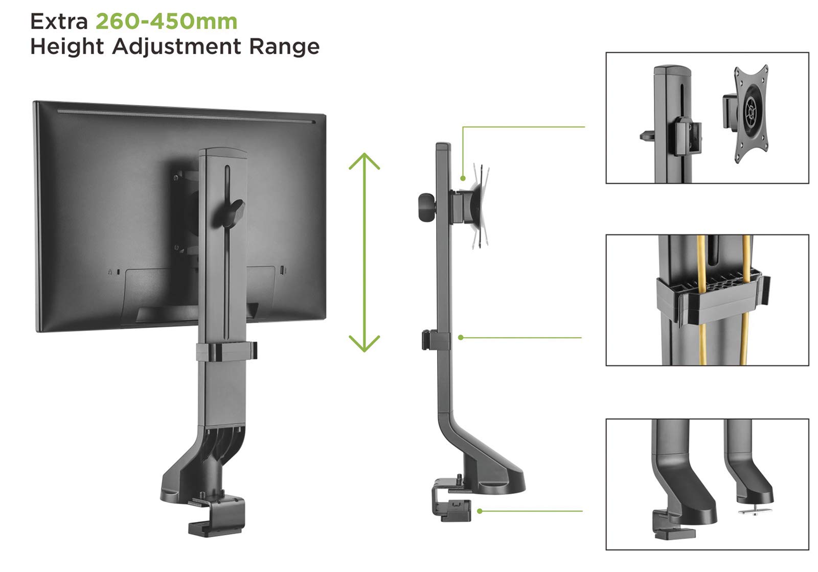 Value '8K UHD 4320p' Support d'écran LCD, Faible encombrement