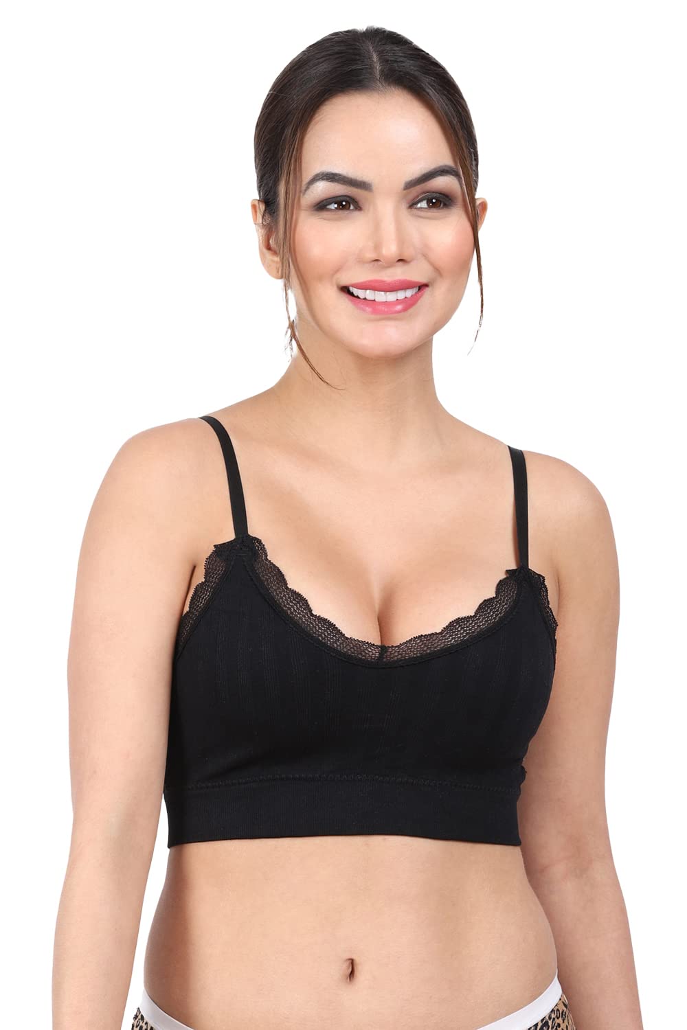 amour secret Women's Lightly Padded Medium Impact Sports Bra Free Size S3064 Fit to Size (28-32)-picture-11