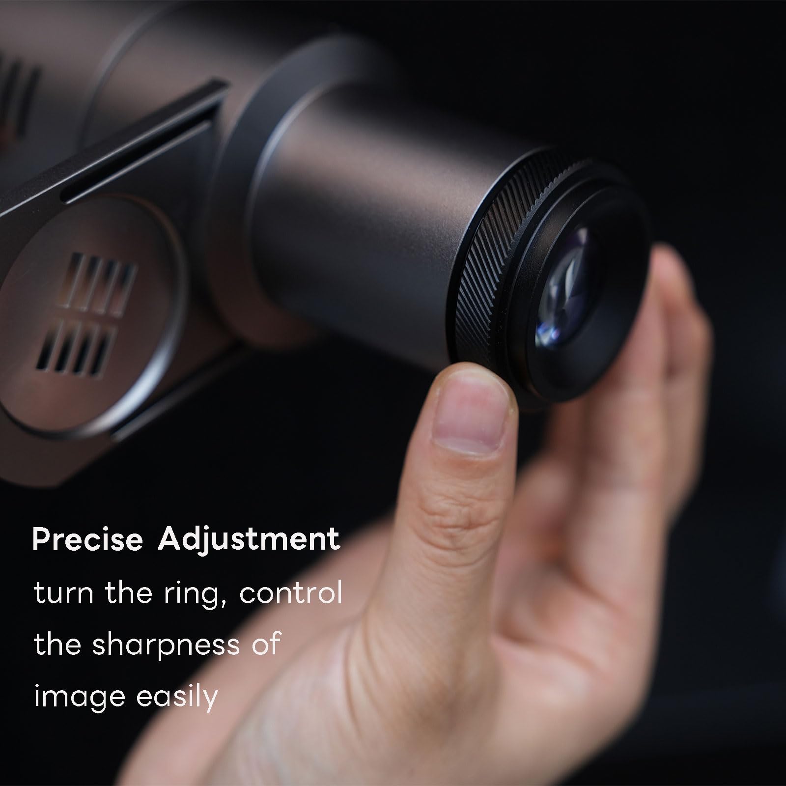 DF DIGITALFOTO Mini Snoot Proiettore con supporto Godox/Smallrig/Ulanzi 19 GB Φ42 mm Telaio Magnetico Compatibile con Godox ML100Bi/ML60IIBi, Smallrig RC60