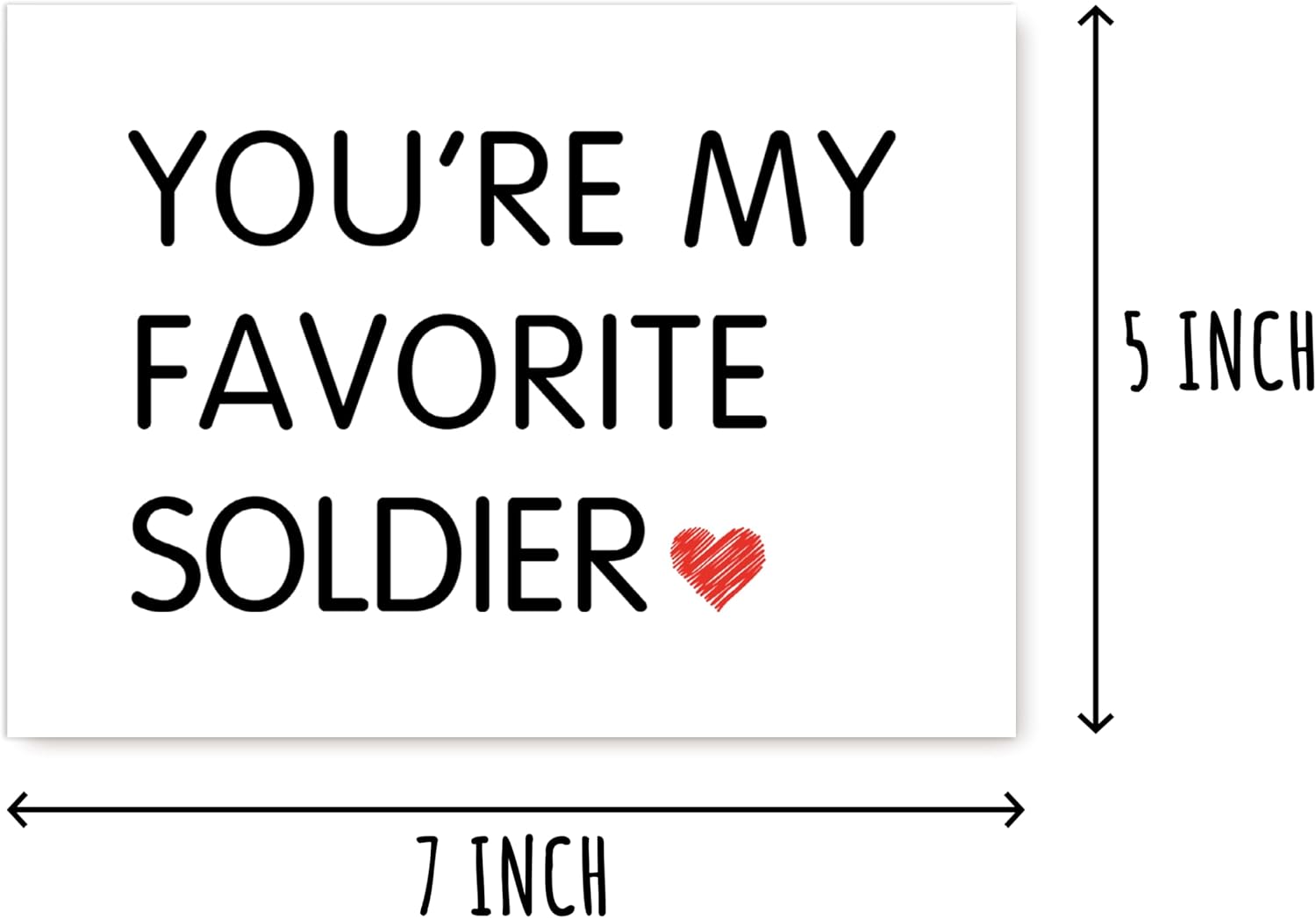 You Are My Favorite Soldier Card - Military Card - Card For Husband Son - Gift For Him - Greeting Card - Blank Inside Card - Card To Friend - Image 2