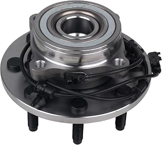 KUSATEC 515101 Front Wheel Bearing and Hub Assembly Compatible with Dodge Ram 1500 2500 3500 2006 2007 2008, 8 Lug Bolts w/ABS
