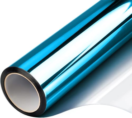 Miniatura 28 de Lámina Filmgoo para ventana, de una sola vía, tratamiento de tinte de espejo para privacidad diurna, vinilo de control de calor y rayos UV, bloqueo