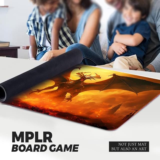 Foto 5 de 5 de Juego de mesa Alfombrilla de juego MTG bolsa impermeable gratuita, bordes cosidos